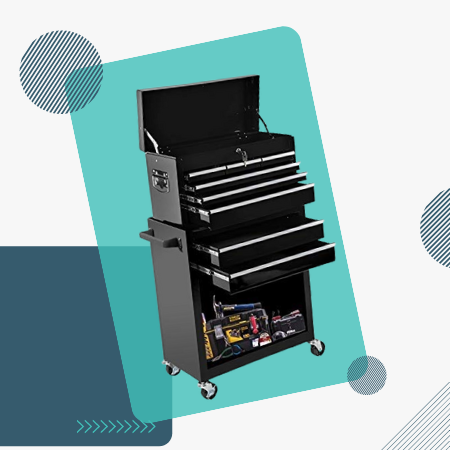 On Shine High Capacity 8-Drawer Rolling Tool Cabinet
