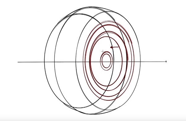 how to draw tires