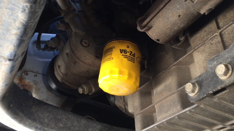 Stuck Oil Filter